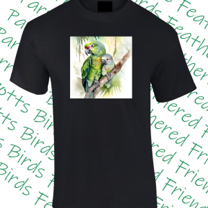 Amazon parrot pair-T Shirt – Various colours