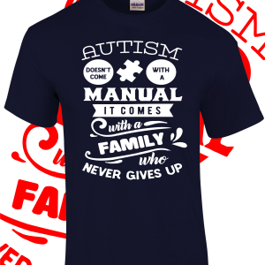 Autism T Shirt – Family – Various colours