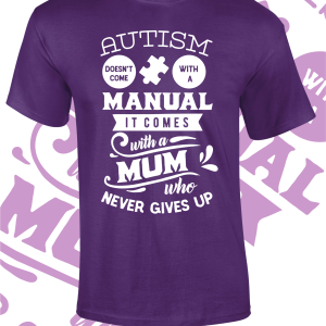 Autism T Shirt – Mum – Various colours