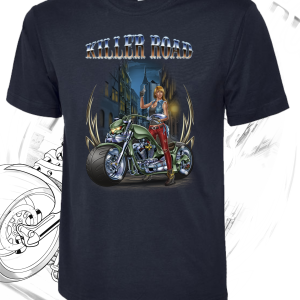 Killer Road Biker -T Shirt – Various colours