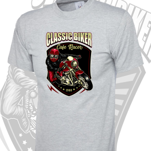Classic Biker -T Shirt – Various colours
