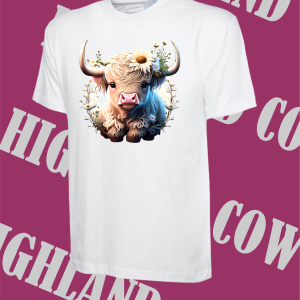 Highland Cow-T Shirt – Various colours
