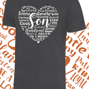 Son heart-T Shirt – Various colours