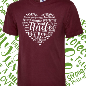 Uncle heart-T Shirt – Various colours